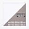 12" x 12" Brazilian White Double Mat by Studio Décor®, 10" x 10" Opening Size